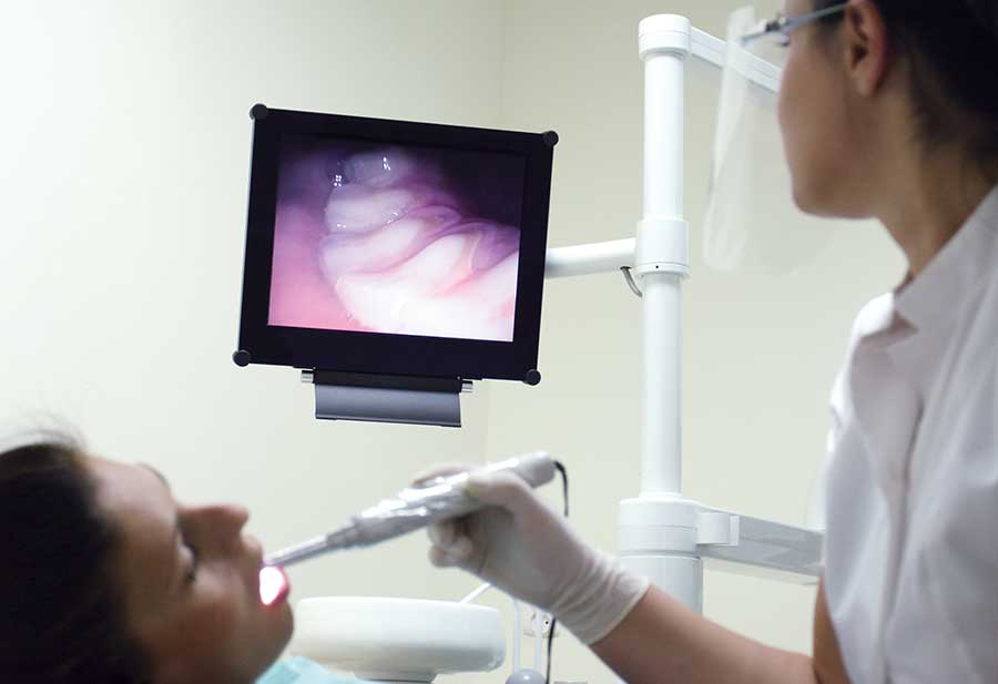 Intra-Oral Camera.